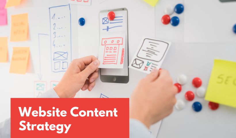 Website content strategy